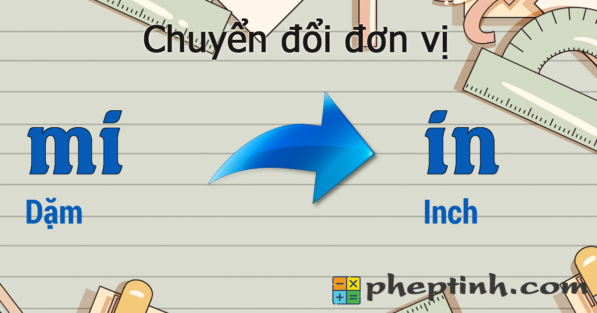 Đổi Dặm (mi) sang Inch (in)